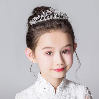 China Luxury Baby and Tiara Hair Crown High Quality Fashion Kids Hair Crown for Baby for sale