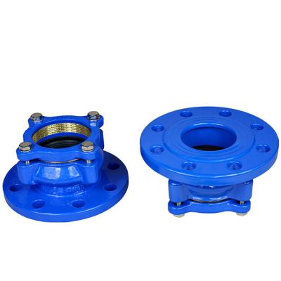 China Factory direct factory supply EPDM+cast iron direct sales pipe quick connector PVC pipe PE pipe flange adapter for sale