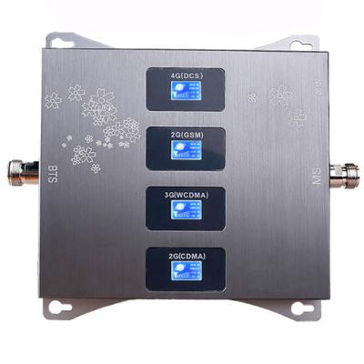 China Alluminum Alloy Metal Network Mobile Cell Phone LTE Qua Band 4g Signal Booster Universal Cellular Mobile Repeater for sale