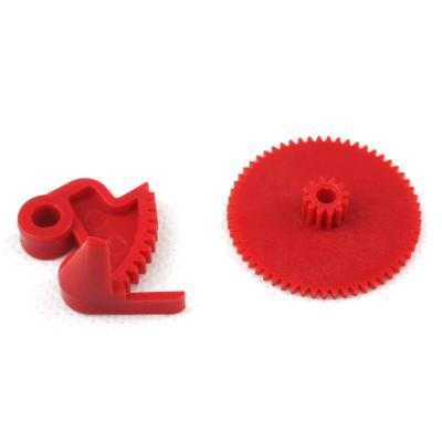 China Plastic OEM Customized Bevel Nylon Helical Worm Wheel Oval Bevel Making Small Tooth Plastic Gear for sale