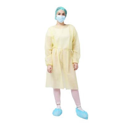 China Isolation Breathable Disposable Gown with Tie-On Full Set for sale