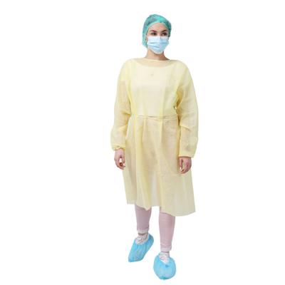 China Non Woven Non Woven Disposable Isolation Gowns With Sleeves for sale