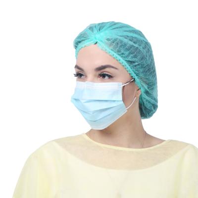 China Adult Medical Face Mask With Earloop Disposable Surgical Mask For Hospital Use for sale