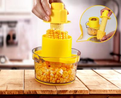 China Sustainable Corn Stripper/Flat Peeler/Garlic Cutter - Measuring Cup Stainles Steel Multifunctional Kitchen Instrument for sale