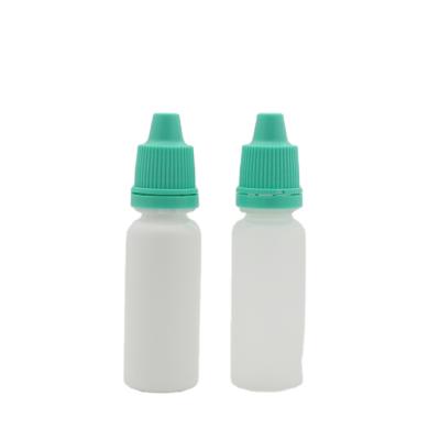 China Pe 5ml 10ml 15ml Medical Squeeze Bottle Eye Drop Medicine Eye Drops For White Plastic Dropper Container for sale