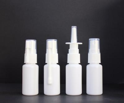 China Medicine Customized Recycling Alcohol Perfume Empty Plastic White Spray Bottle for sale