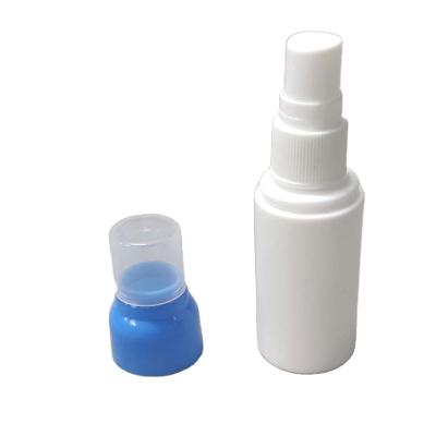 China Multifunctional Empty Medicine Package Air Freshener Gel Spray Bottle White Plastic Sanitizer Spray Bottle for sale