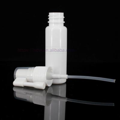 China Long Rocker Medicine Medicine Sprayer 60ml Oral Mouth Spray Bottle Medical Spray Bottle for sale