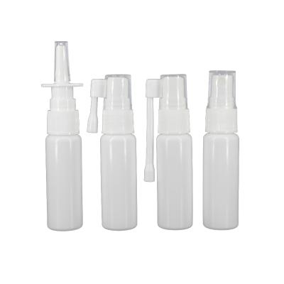 China Wholesale Empty Plastic Bottle 10ml 15ml 20ml 30ml Mini Meidical Packing PE Nasal Spray Nasal Spray Bottle for sale