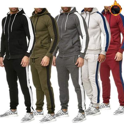 China Plus Size 2020 High Fashion Winter Mens Clothing Falls And Sleeves Long Two Piece Set To Mow Jogging Suits Plus Size Tracksuits For Men for sale