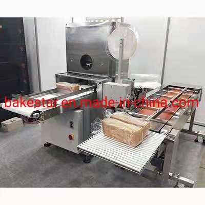 China Máquina blanca industrial de la cortadora del pan de la tostada con el Bagger del pan en venta