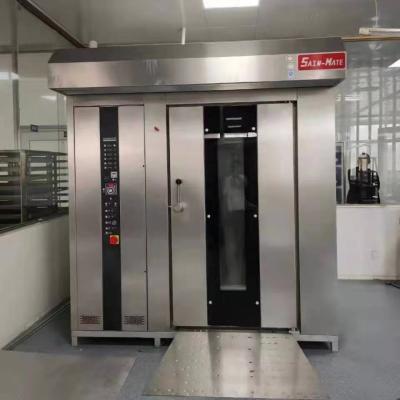 China 16 Trays Comercial Gas Rotary Rack Oven With Trolley High Efficiency for sale