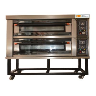 China 2 Deck 6 Trays Gas Deck Baking Convection Oven Commercial Bakery Equipment for sale