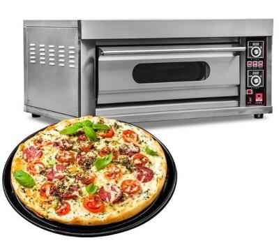 China Single Plate Tier Pizza Bread Deck Oven With One Deck One Tray for sale