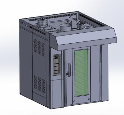 China Pequeña convección Oven With Cooling Shelve del aire de Mini Rotary Oven Electric Hot de 10 bandejas en venta