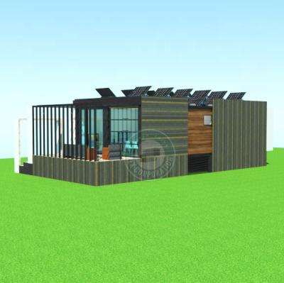 China Contemporary High Class Two Rooms With Bath Modular Container House Solar Powered Container Home In Saudi Arabia for sale