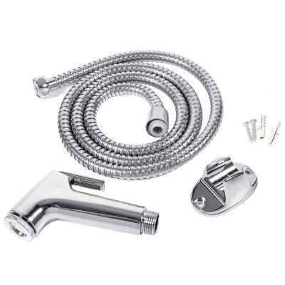 China Easy lnstallation shattaf set bidet sprayer for toilet abs chrome shower muslim for sale