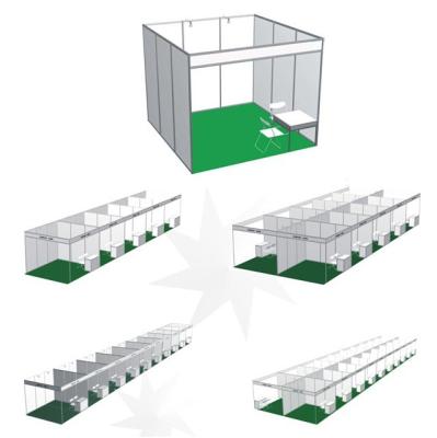 China XINMIAOSYSTEM 3X3 Shell Scheme Stand Manufactory In China,Standard Exhibit Booth en venta