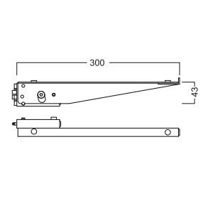 China Shelf  Bracket on 3x3M Aluminum System Booth on Tradeshow Fair, 30cm Bracket of R8 system en venta