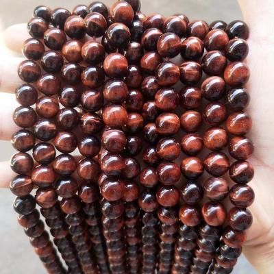 China Jewelry Making and Garment Accessories 6-20mm Round Loose Tigers Eye Beads Natural Stone Bead Tiger Eye Stone Beads for sale