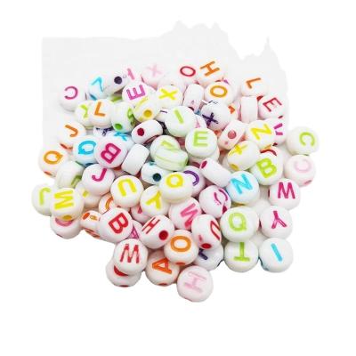 China Jewelry Making DIY Handmade Acrylic Letter Beads for sale