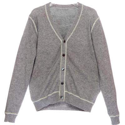 China Anti-wrinkle 70%Wool 30%cashmere Long Sleeve Women Cardigan For Autumn Spring 12GG Computer Knitted OEM Customized for sale