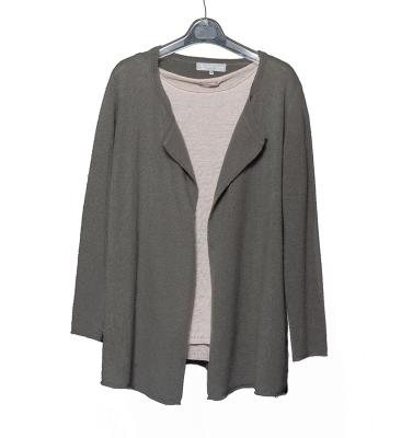 China 100%Cashmere Anti-wrinkle Women Casual Cardigan Sweater New Nesign For Autumn Winter 12GG Computer Knitted OEM Service Customized for sale