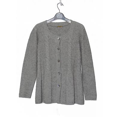 China 100%Cashmere O-neck Causal Cardigan High Quality Women Customized Parride For Autumn Winter 12GG Computer Knitted OEM Service Customized for sale