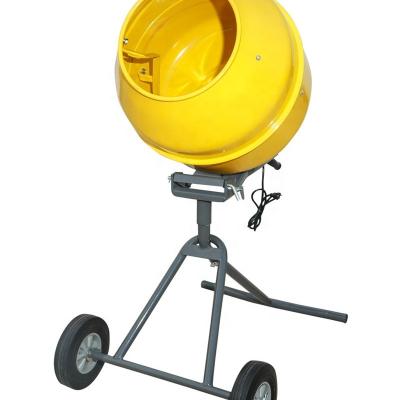 China 140L Portable Portable Concrete Mixer Home Use Electric  Mini Mixer Diy Building Construction for sale