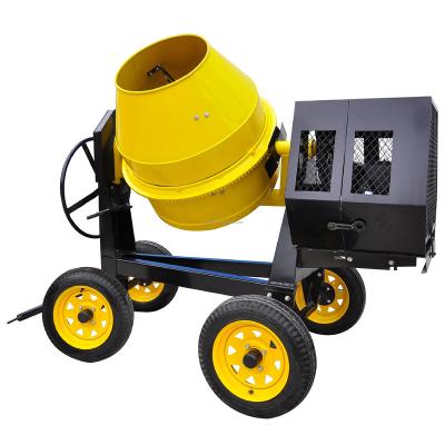 China Four Wheels  Gasoline Concrete Mixer Diesel Or Electric Powered Professional Building Equipment for sale