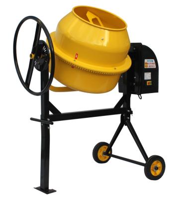 China Hot Seller 125L Mobile Concrete Mixer Electric Mini  Portable Mobile Cement DIY for sale