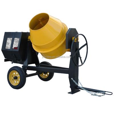 China concrete mixer 350L/400L/500L/600L/700L gasoline diesel or electric powered professional building equipment four wheels >=10 Pi for sale