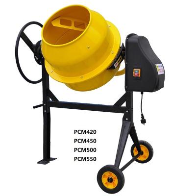 China 130L Household Manual Concrete Mixer Safe Electric  Sand Pebble Water Portable for sale