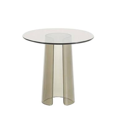 China Corrosion Resistance Tempered Glass Acrylic Countertop Stand Coffee Table for sale