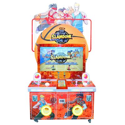 China Metal Yonee Basketball Commercial Arcade Games Slam Dunk Indoor Coin Operated Basketball For Sale Arcade Machine for sale