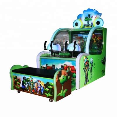 China Metal + Plastic Yonee Kids Coin Operated Arcade Ball Shooting Game Machine for sale