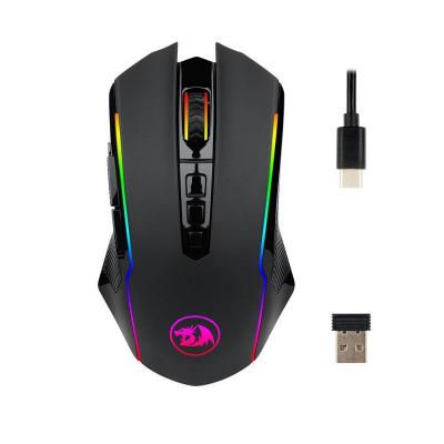 China M910-KS Game RANGER LITE RGB 2.4G Wireless Gaming Mouse 8000 DPI with Rapid Fire Buttons - Black for sale