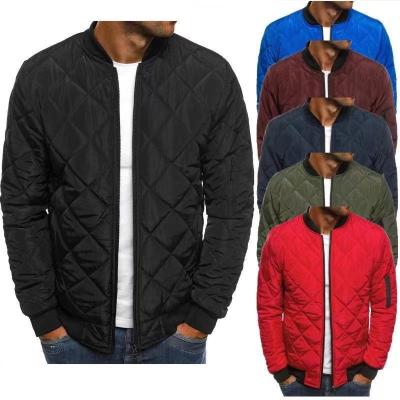 China 2022 Amazon Winter Solid Colors Breathable Classic Design Cotton-Padded Coat For Men for sale