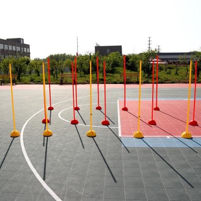 China With low plastic agility training posts for football for sale