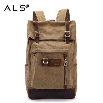 China Pure Multifunctional Waterproof Vintage Canvas Waterproof Hot Selling Custom Backpack for sale