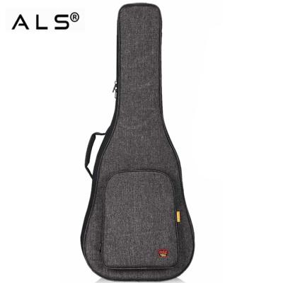 China Acoustic Guitar Waterproof Bag Multi-pockets Guitar Case Gig Bag Guitar Thick Padding Waterproof Bag for sale