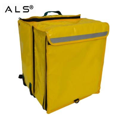 China China Factory Custom Professional Waterproof Food Delivery Bag Insulated Cooler Backpack With Reflective Stripe for sale