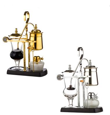 China Viable Fashion Type Siphon Coffee Maker Belgium Balance Glass Belgium Royal Coffee Maker for sale