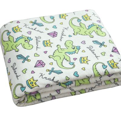 China Amazon Hit Single Flannel Print Baby Blanket For Kids Super Soft Toddler for sale