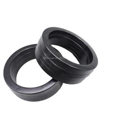 China NBR/FKM Seals, Hydraulic Cylinder Mechanical Seals Fabric Seals with Double or Single Acting Seals, Vee Packing Seals for sale