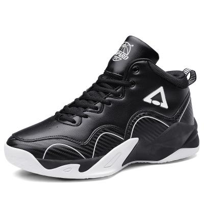 China New Men's Spring Basketball Shoes Student Lace-up Sports Shoes Large Size Non-slip Shoes à venda