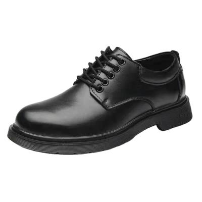 중국 Other Men's Oxford Style Shoes High Gloss Leather Black 판매용