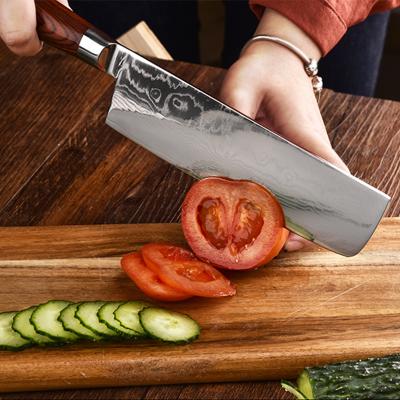 China Wholesales 7 Inch Vg10 Damascus Steel Viable Chef Kitchen Knife for sale