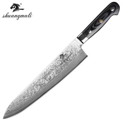 China 9 10 11 12 Inch 67 Layer VG10 Damascus Gyuto Sustainable Stock Professional Knife for sale