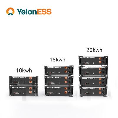 China Yeloness batteries home system 10kwh battery 51.2v 100ah 200ah lifepo4 battery pack server rack for ESS 100Ah/200Ah/300Ah for sale